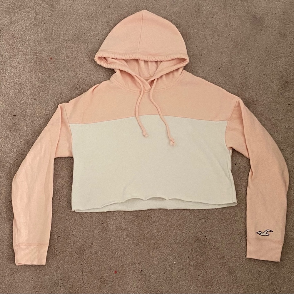 Hollister cropped hoodie